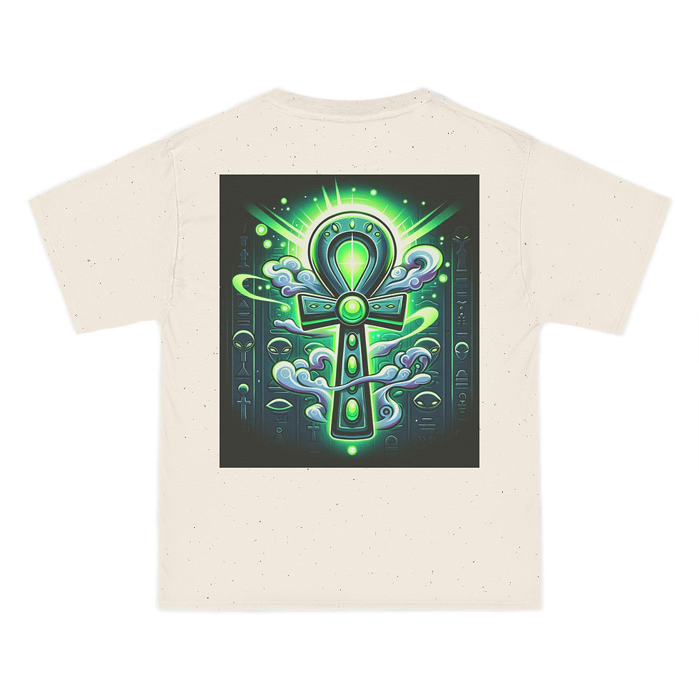Thumbnail: Sunraze Ankh– Vibrant Spiritual Tee for Meditation and Self-Expression