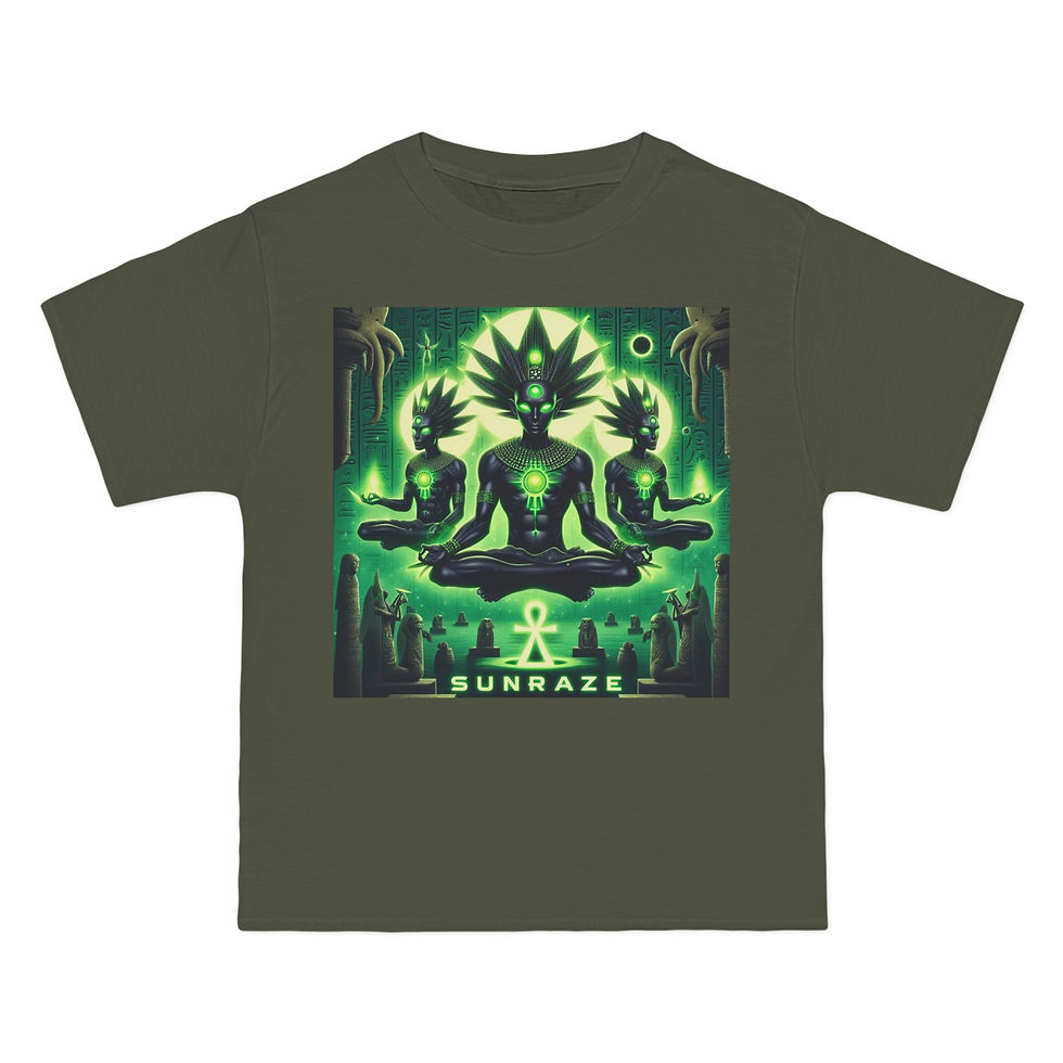 Miniature : Sunraze Graphic T-Shirt - Vibrant Spiritual Design for Dreamers