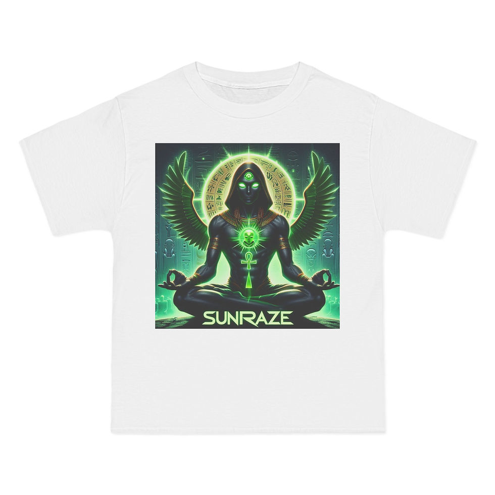 Sunraze Cosmic Graphic Tee - Unisex Short-Sleeve T-Shirt for Spiritual Travelers