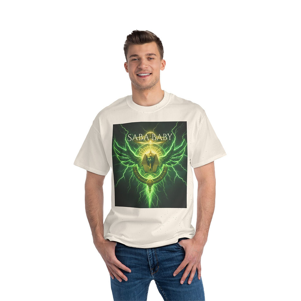 縮圖：Saba Baby Graphic Tee - Electric Winged Design - Short Sleeve T-Shirt