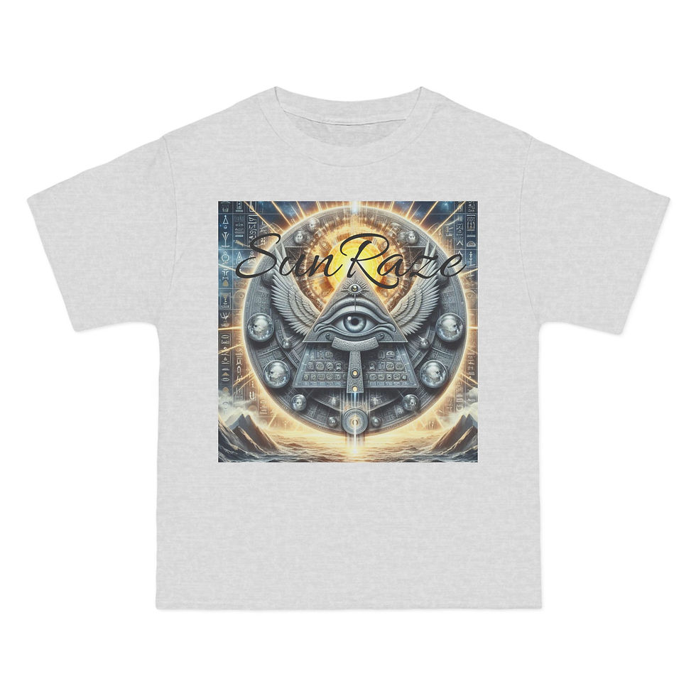 Thumbnail: SunRaze Symbolic T-Shirt - Eye of Providence & Sacred Codes Design