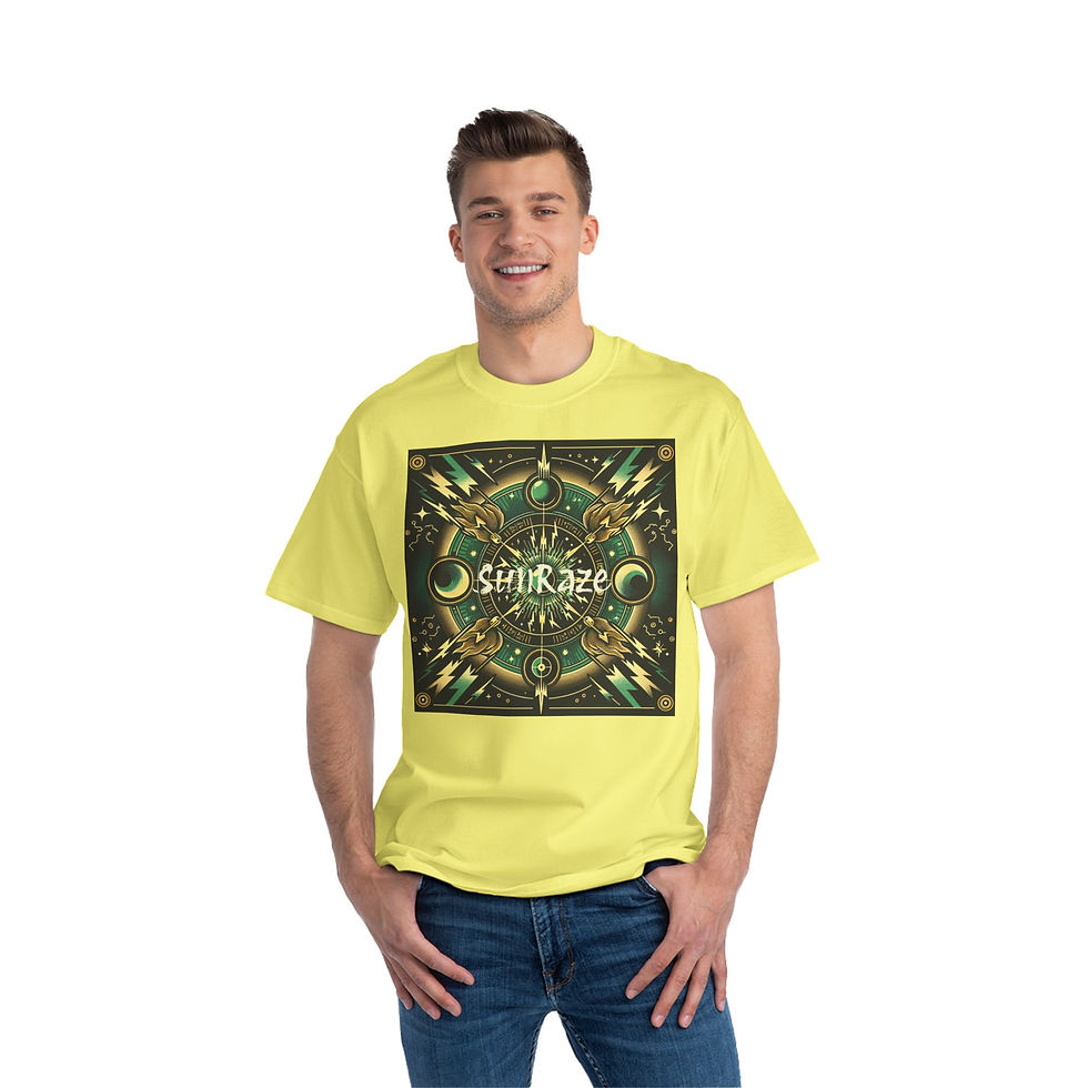 縮圖：Beefy-T® Short-Sleeve Graphic T-Shirt - 'StillKraze' & Egyptian Heart Design