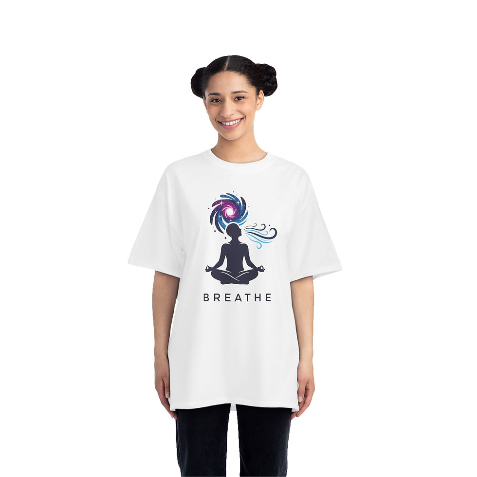 Thumbnail: Breathe Graphic Tee, Mindfulness Shirt, Relaxation Gift, Calm Vibes For Everyone