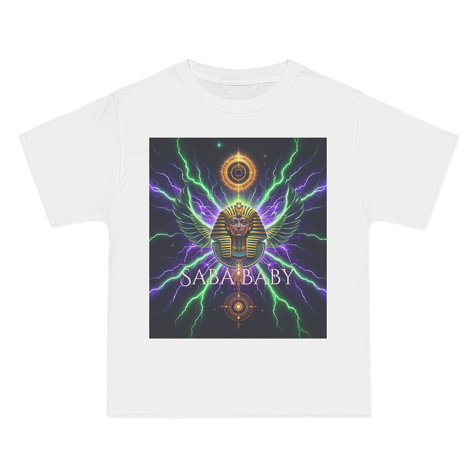 縮圖：SABA BABY Graphic T-Shirt - Short-Sleeve Egyptian Style Tee