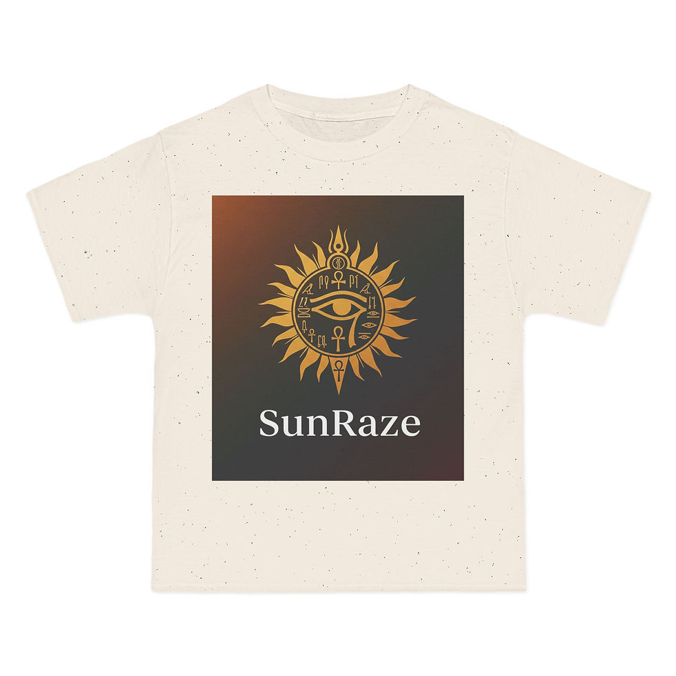 Thumbnail: SunRaze Short-Sleeve T-Shirt, Vintage Graphic Tee, Festival Wear,