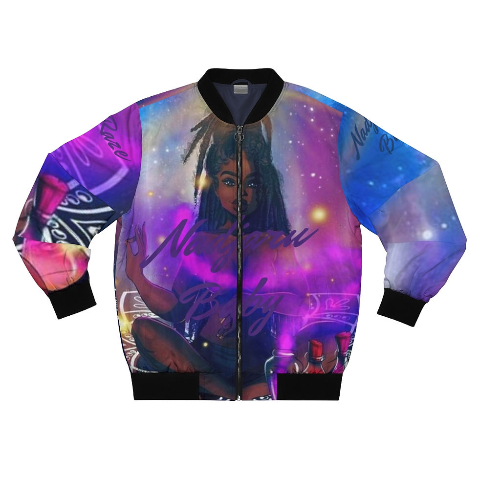 Thumbnail: SunRaze Men's Bomber Jacket 