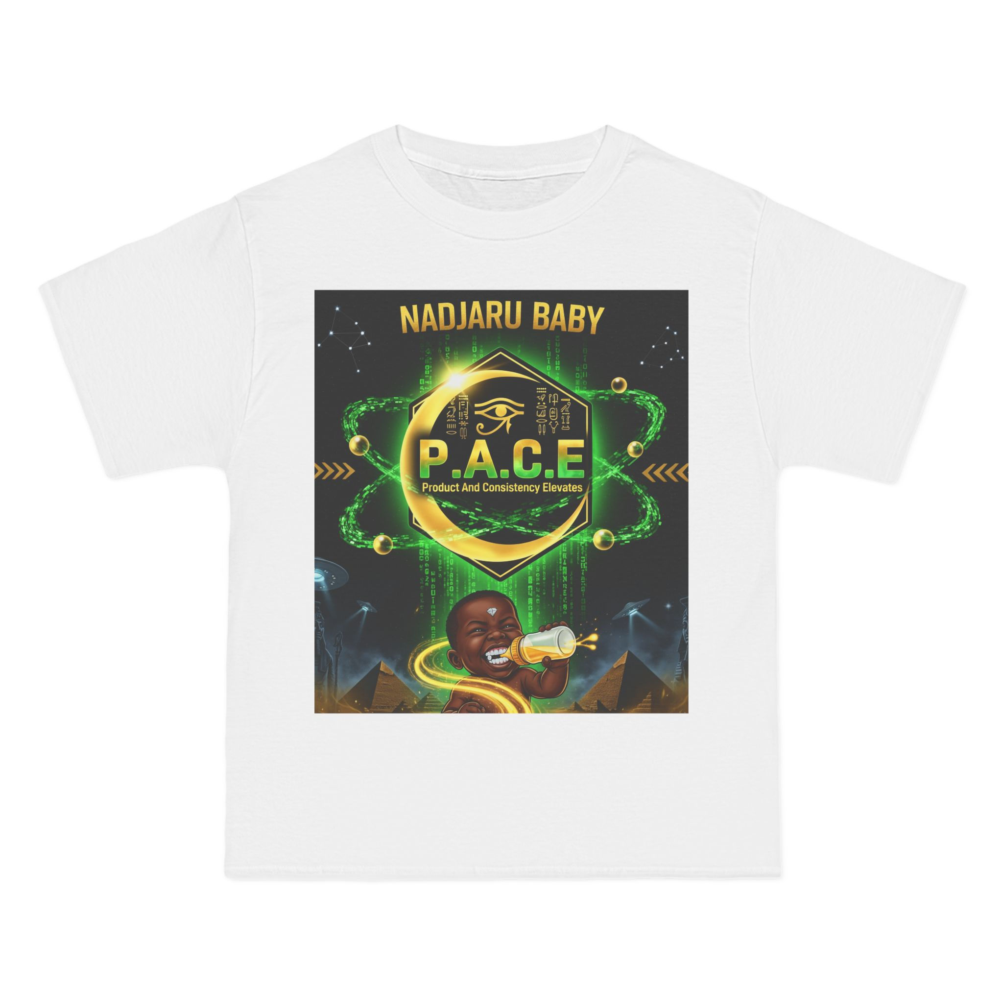 NADJARU BABY P.A.C.E. Short-Sleeve T-Shirt - Unique Graphic Tee