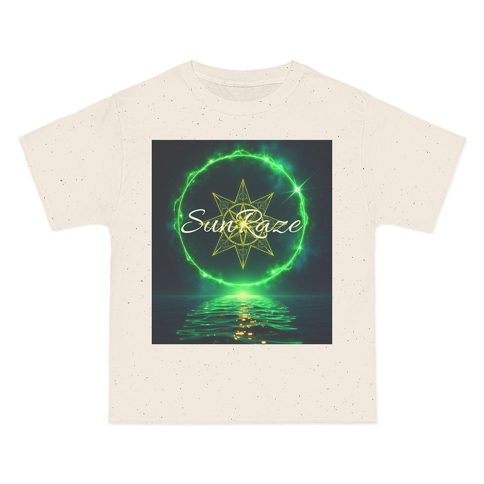 Thumbnail: Sun Raze Graphic T-Shirt - Timeless Strength & Eternal Wisdom