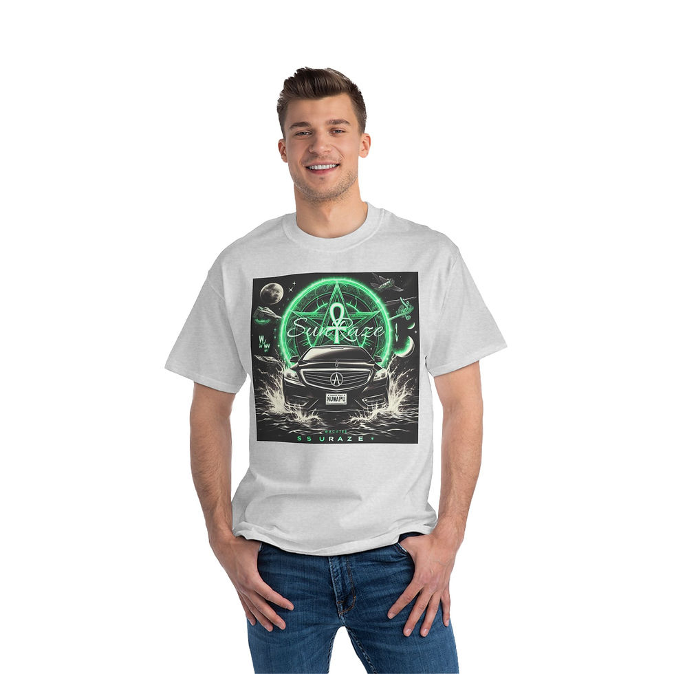 Thumbnail: Cosmic Vibes Graphic T-Shirt with Spiritual Design