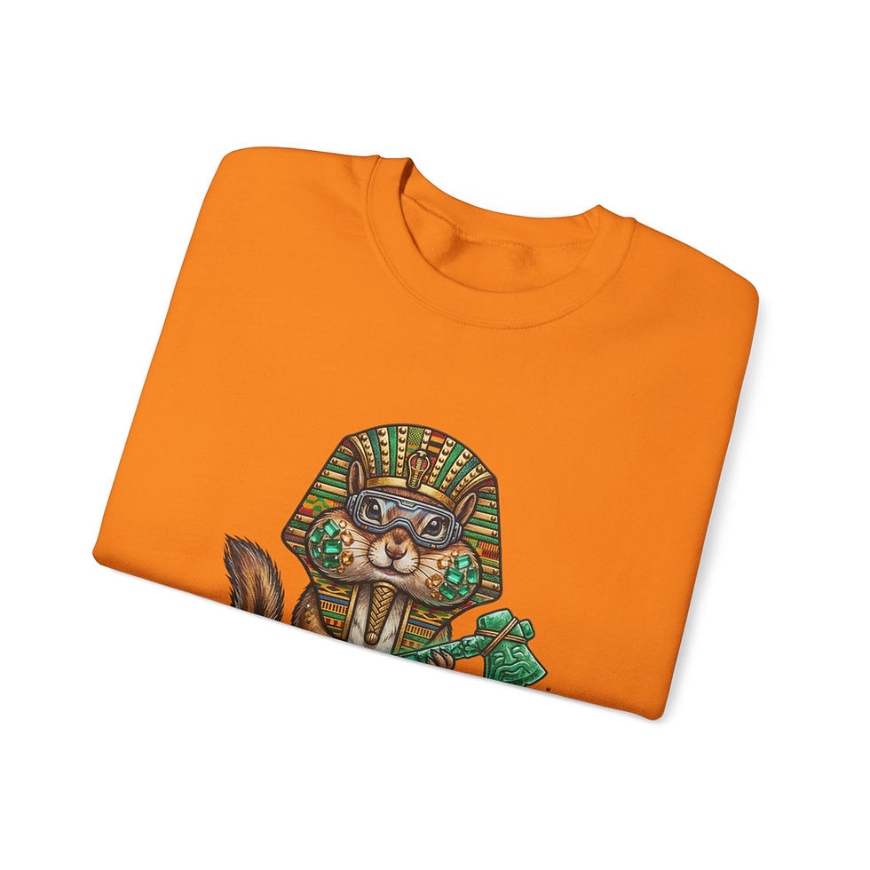 Thumbnail: Squirrel Pharaoh Graphic Crewneck Sweatshirt
