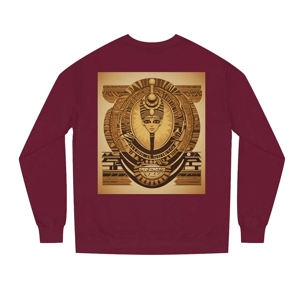 Thumbnail: SunRaze Aasar Unisex Crew Neck Sweatshirt