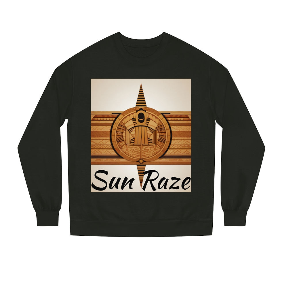 Thumbnail: SunRaze "As Above So Below" Unisex Crew Neck Sweatshirt