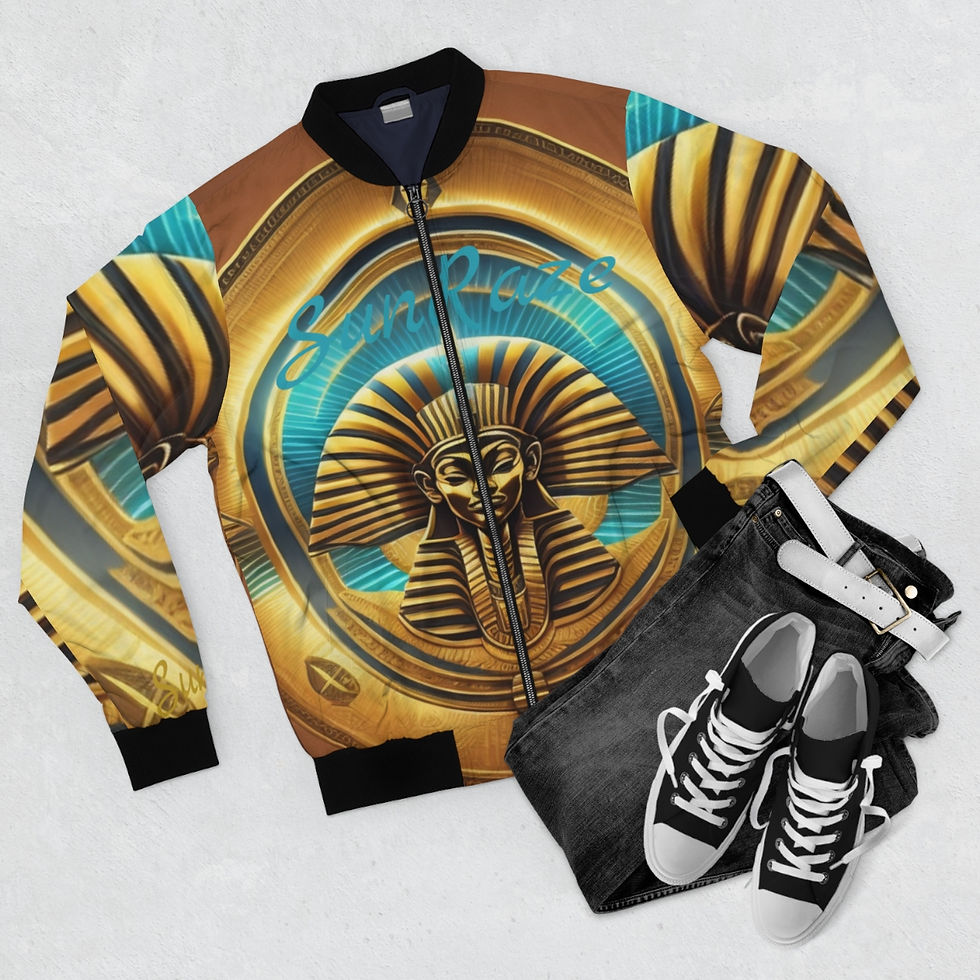 Thumbnail: SunRaze Men's Bomber Jacket 