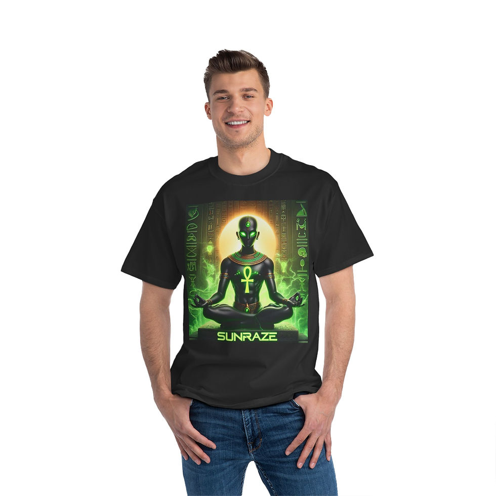 Thumbnail: Mystical Graphic T-Shirt - Sunraze & Cosmic Vibes