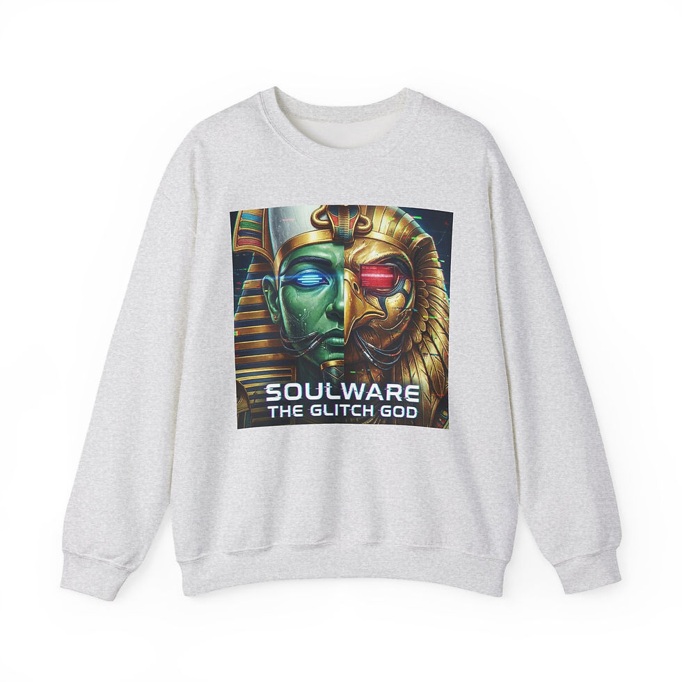 Thumbnail: Soulware "The Glitch God" Osiris & Haru Crewneck Sweatshirt