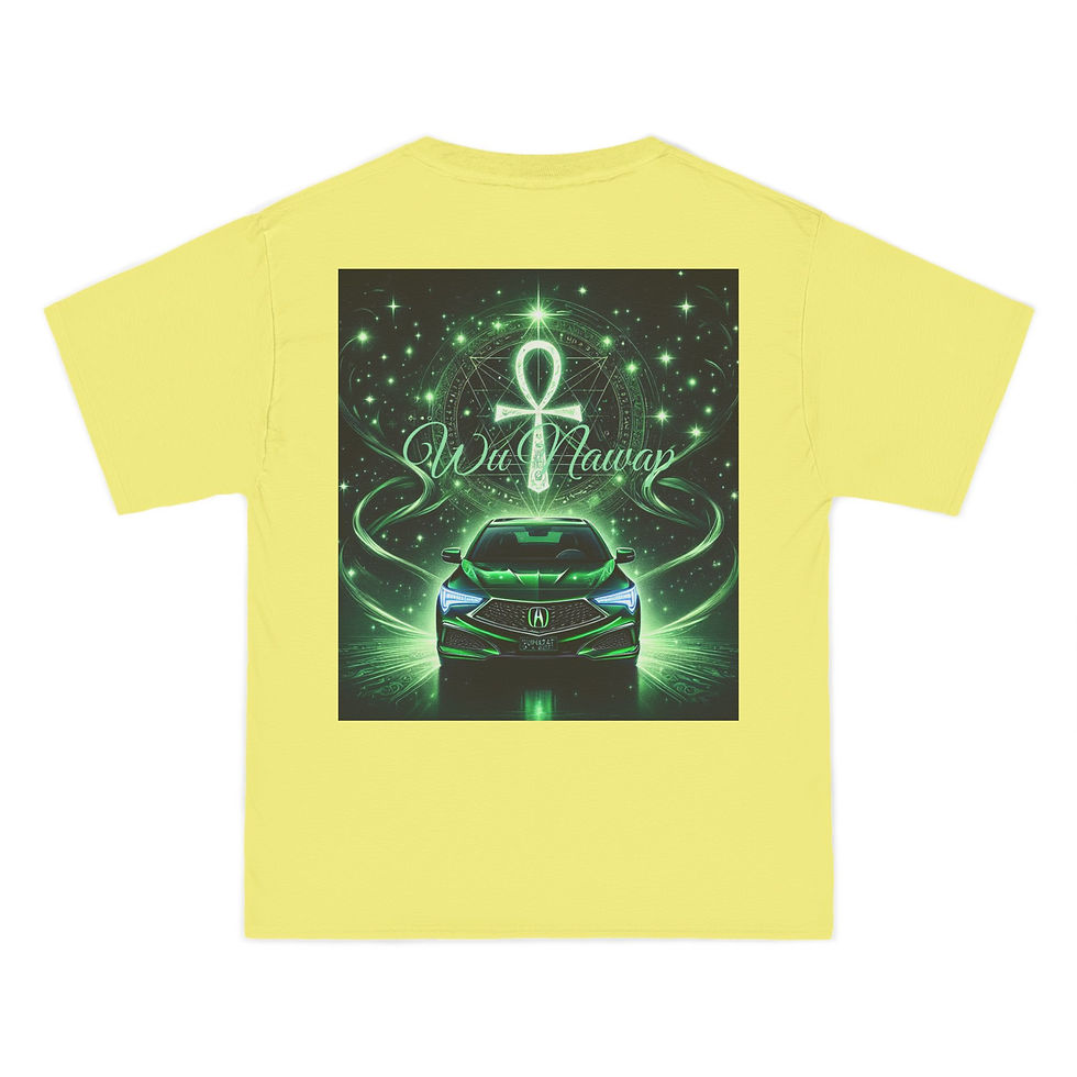 Thumbnail: Spiritual Vibes Graphic Tee - Ankh & Car Design