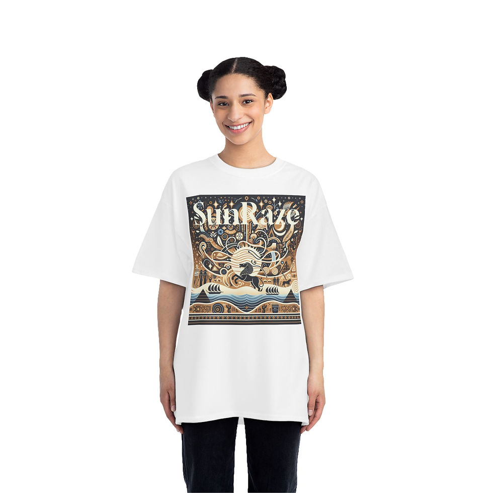 Thumbnail: Sunbaze Inspirational T-Shirt | Short-Sleeve Cotton Tee for Beach Lovers
