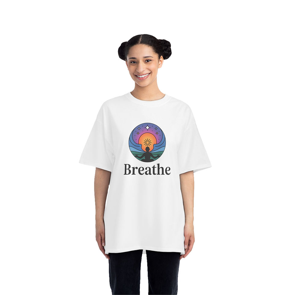 Thumbnail: Sunset Vibes  - Relaxed Fit Tee, Gift for Her, Summer Style, Wellness Apparel