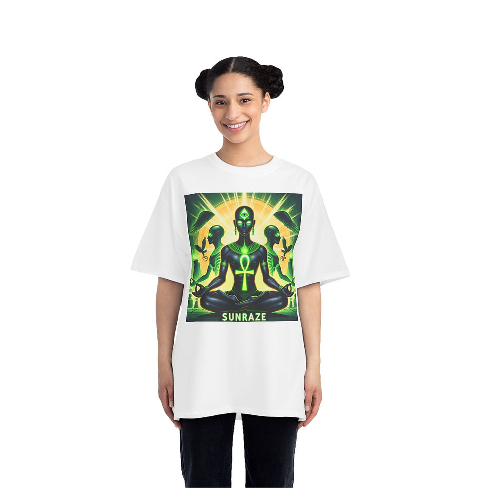 Thumbnail: Sunraze Ankh– Vibrant Spiritual Tee for Meditation and Self-Expression