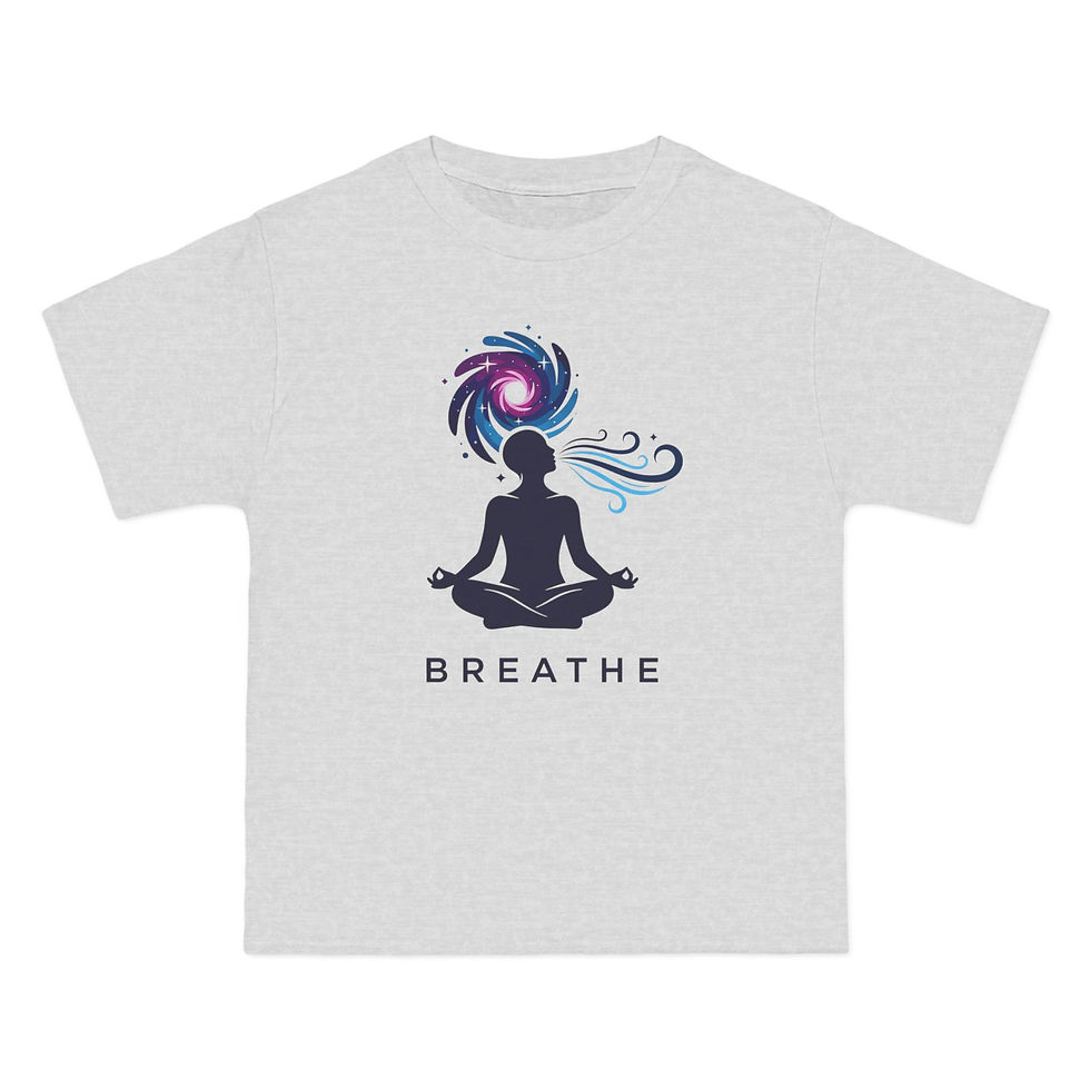 Thumbnail: Breathe Graphic Tee, Mindfulness Shirt, Relaxation Gift, Calm Vibes For Everyone