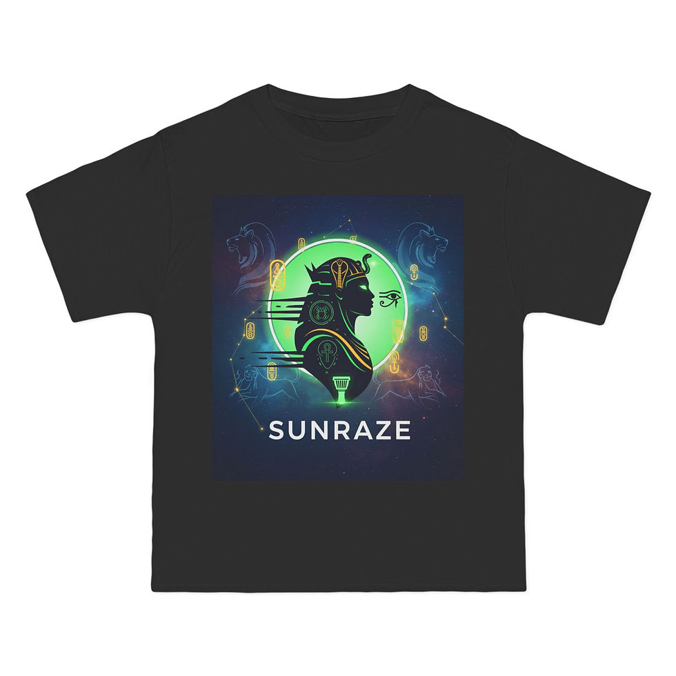 Thumbnail: Egyptian Sun Goddess Graphic Tee, Vintage Inspired Shirt, Egyptian Art Clothing