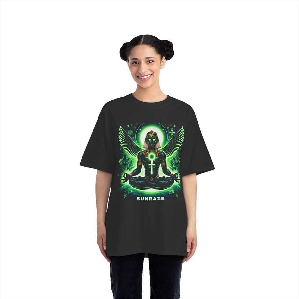 Thumbnail: Mystical Ankh Graphic T-Shirt - Soul Traveler & Sunraze Design