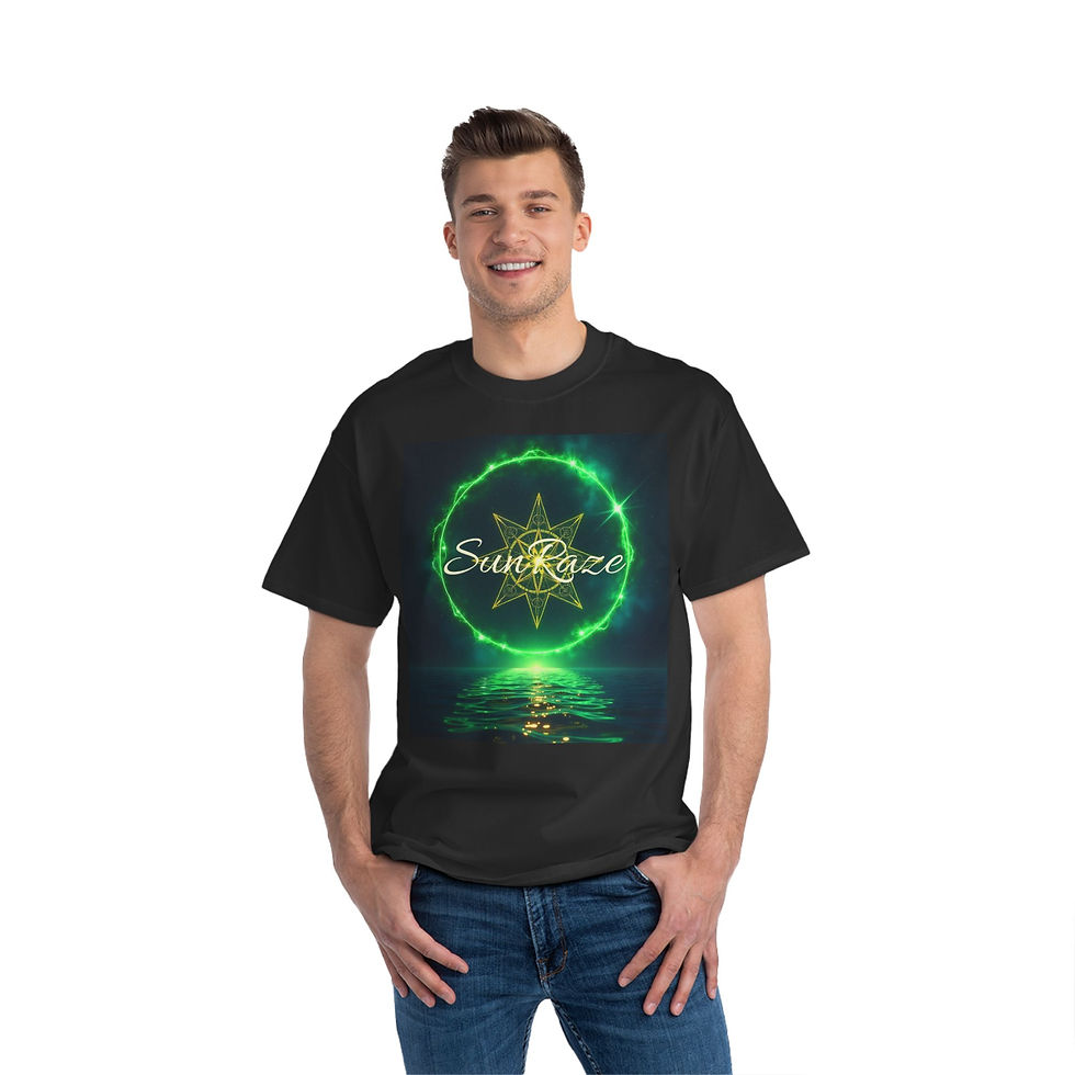 Thumbnail: Sun Raze Graphic T-Shirt - Timeless Strength & Eternal Wisdom