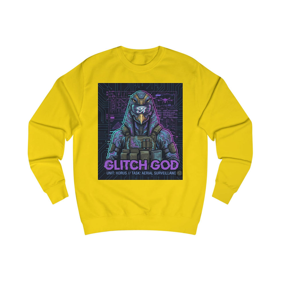 Thumbnail: Glitch God Sweatshirt — SunRaze Hoodie Design ("Glitch God")