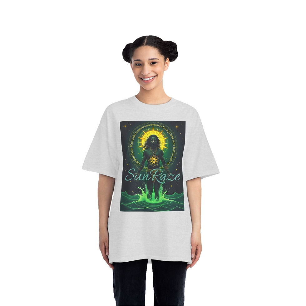 Thumbnail: Sun Raze Inspirational T-Shirt - Galaxy Bound Positivity Found