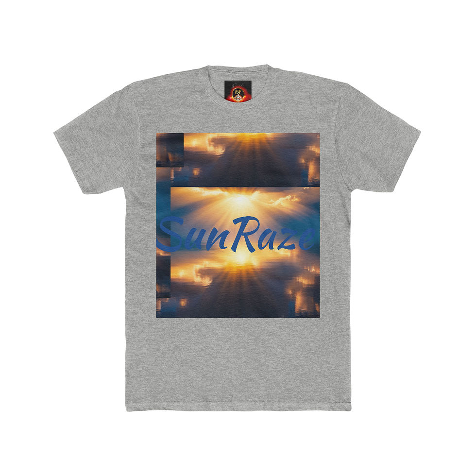 Thumbnail: SunRaze Men's Cotton Crew Tee