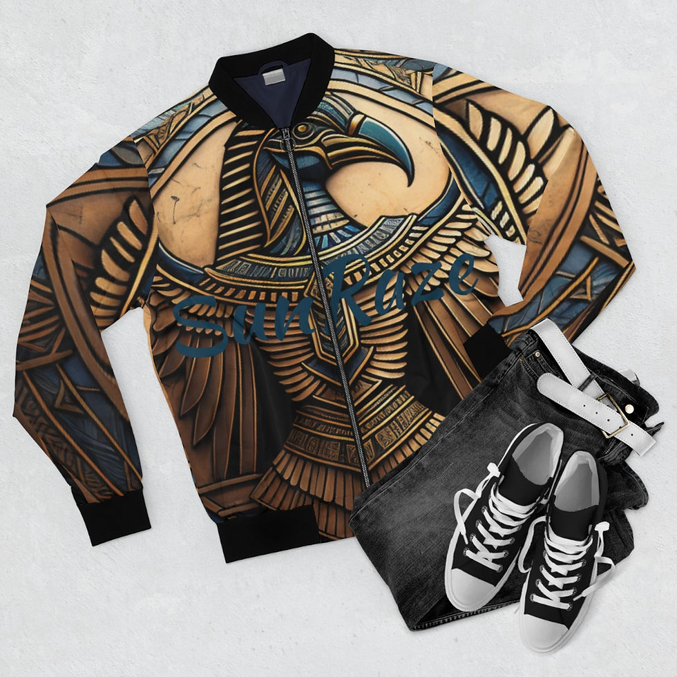 Thumbnail: SunRaze Men's Bomber Jacket 