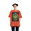 Thumbnail: Cosmic Egyptian Graphic Tee, UFO Design Shirt, PACE Short-Sleeve T-Shirt, 