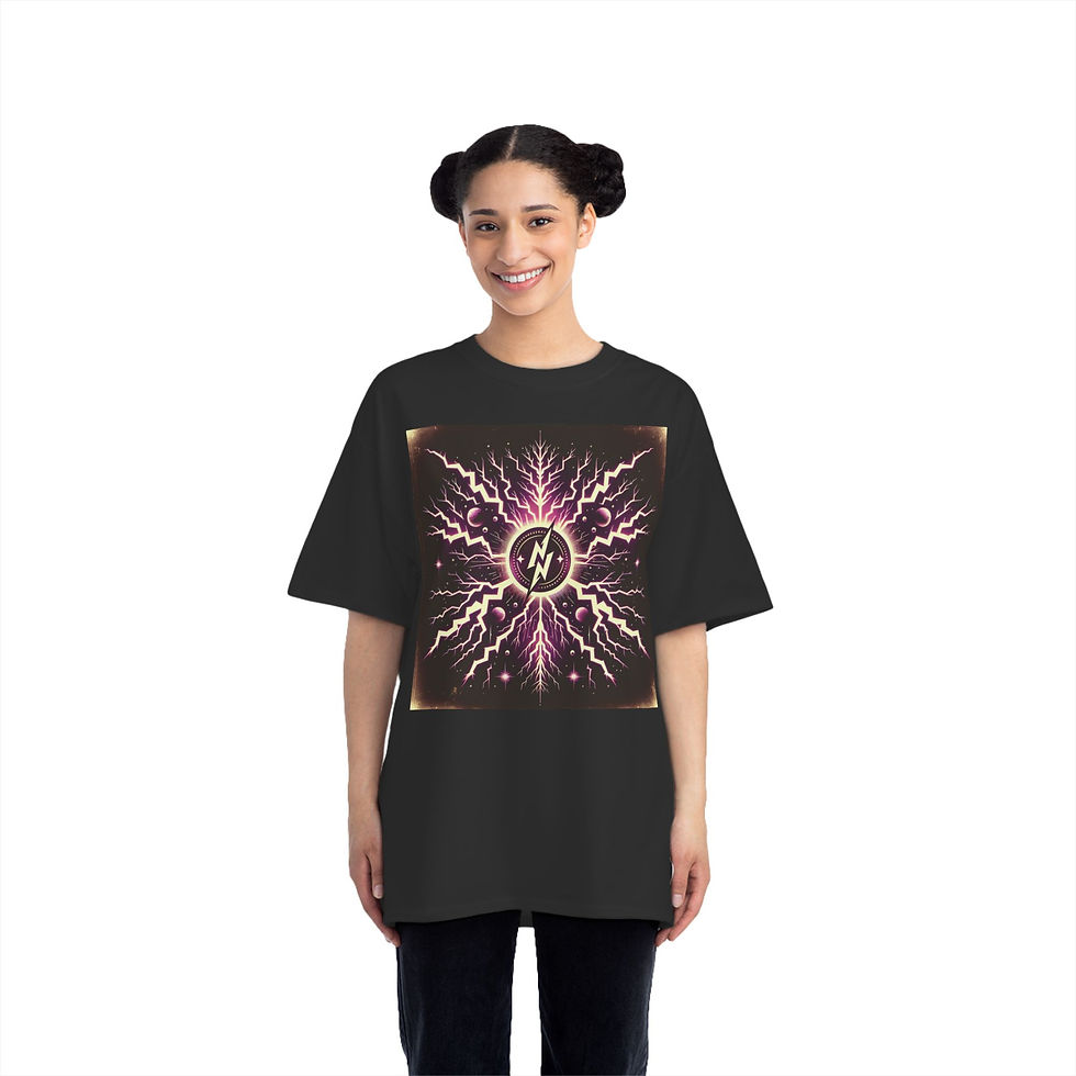 Thumbnail: SunRaze Lightning Graphic T-Shirt - Unisex Short Sleeve Tee