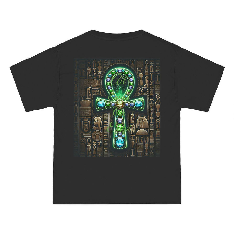 Thumbnail: Mystical Ankh Graphic T-Shirt for Spiritual Vibes