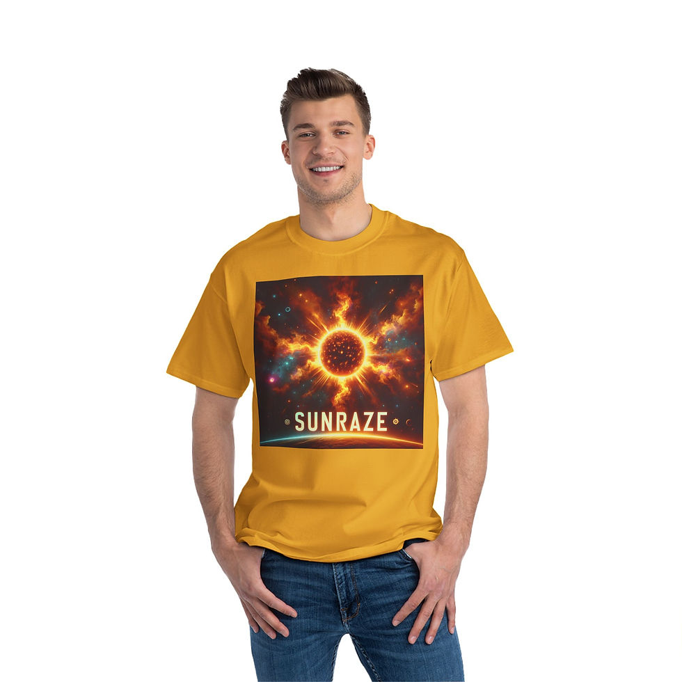 Thumbnail: Celestial Vibe T-Shirt for Sun Lovers, Cosmic Tee 