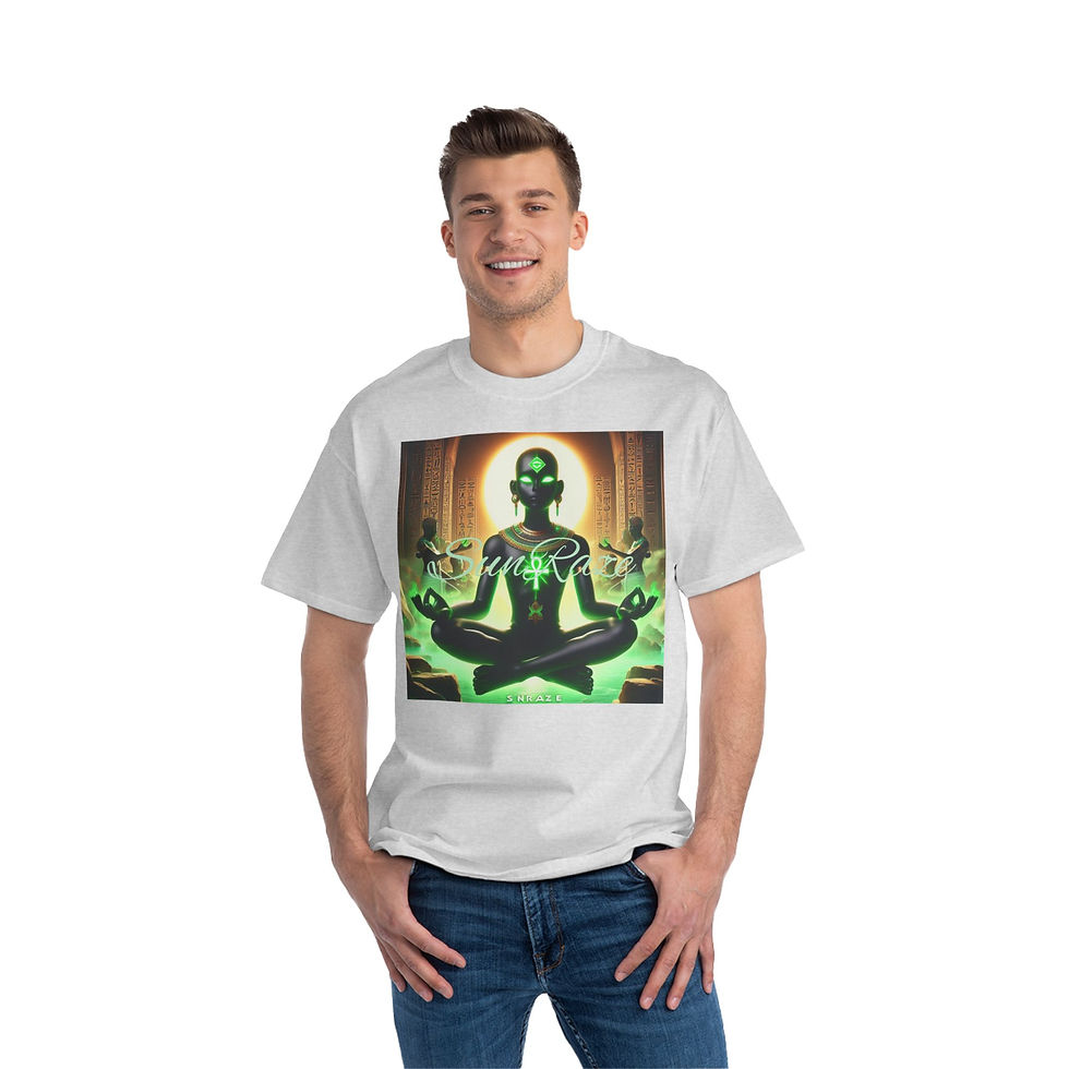 Thumbnail: Spiritual Graphic T-Shirt | 'Sun Ra' & 'Numu' Designs