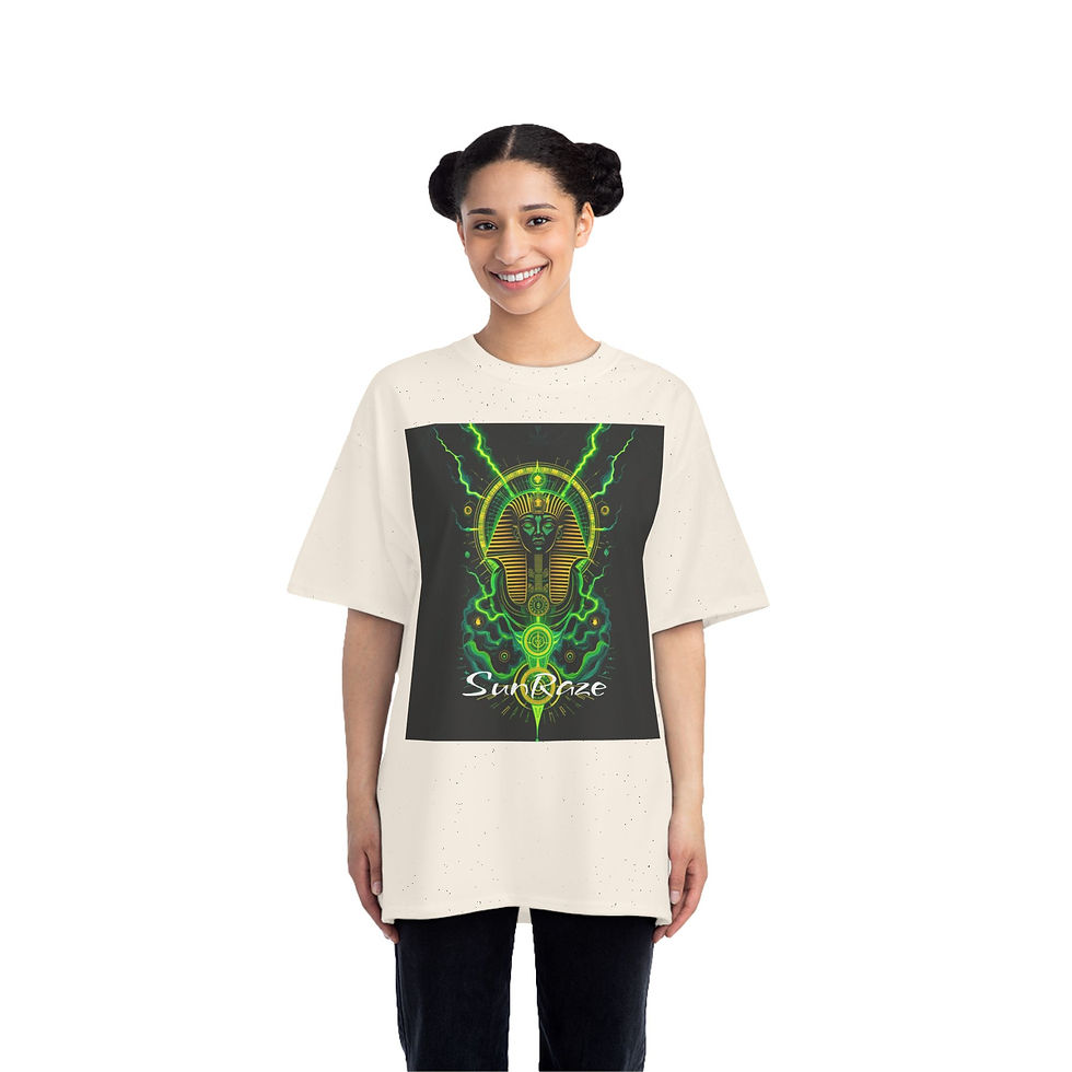 Thumbnail: Cosmic Energy Graphic Tee - SunGaze & Galaxy Design