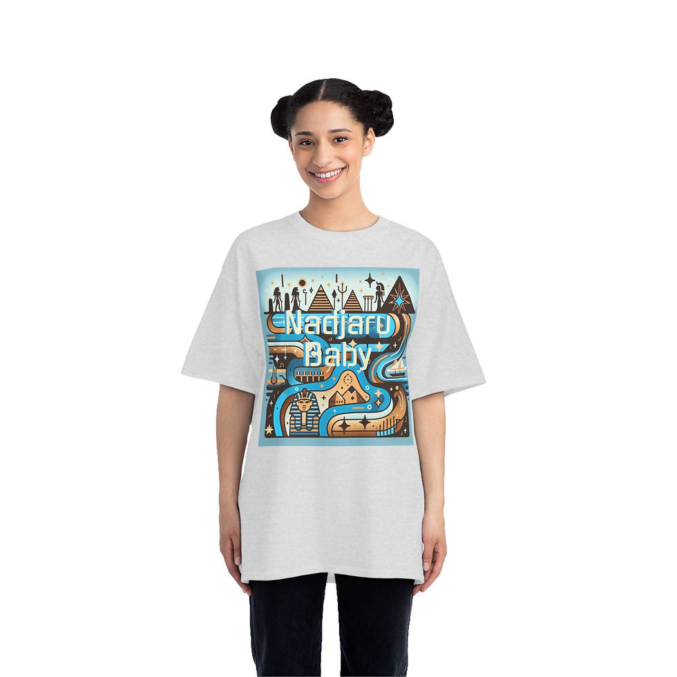 Thumbnail: Retro Graphic T-Shirt with 'Nadjaru Baby' & 'SunRaze' Prints