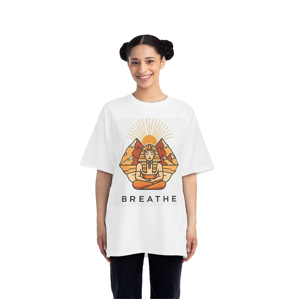 Thumbnail: Meditative Mountain T-Shirt |  Breathe Training Tee, Gift for Mindfulness