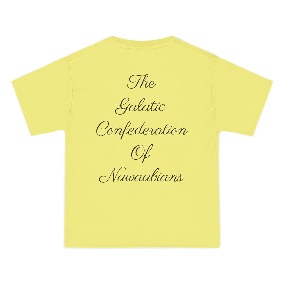 Thumbnail: Galactic Pharaohs Short-Sleeve T-Shirt for Cosmic Enthusiasts - SunsRaze Design