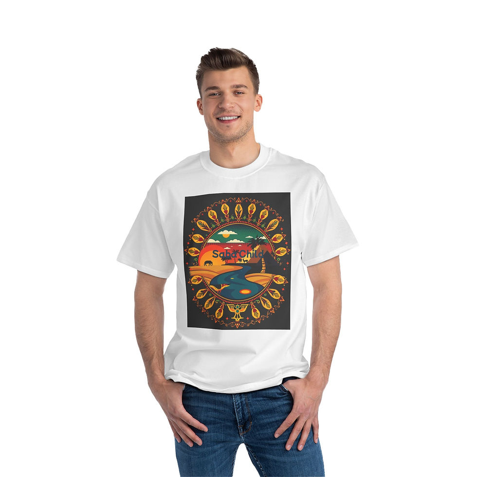 Thumbnail: Vintage-Inspired Graphic Tee - 'Sabachild' and 'SunRaze' Designs