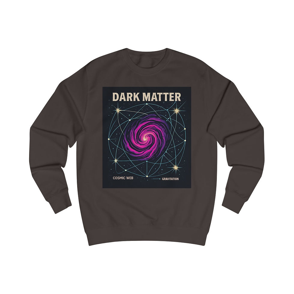 Thumbnail: Dark Matter Galaxy Sweatshirt — Cosmic Nebula "Dark Matter" Crewneck