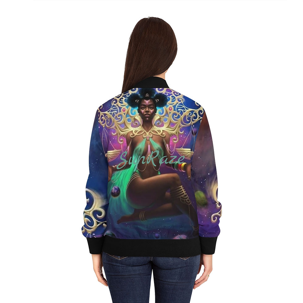 Thumbnail: SunRaze Women's Bomber Jacket 