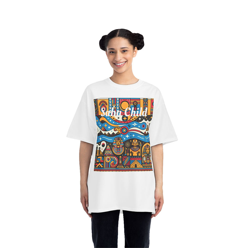 Thumbnail: SunRaze Vibrant Graphic T-Shirt with 'Babies Child' Design