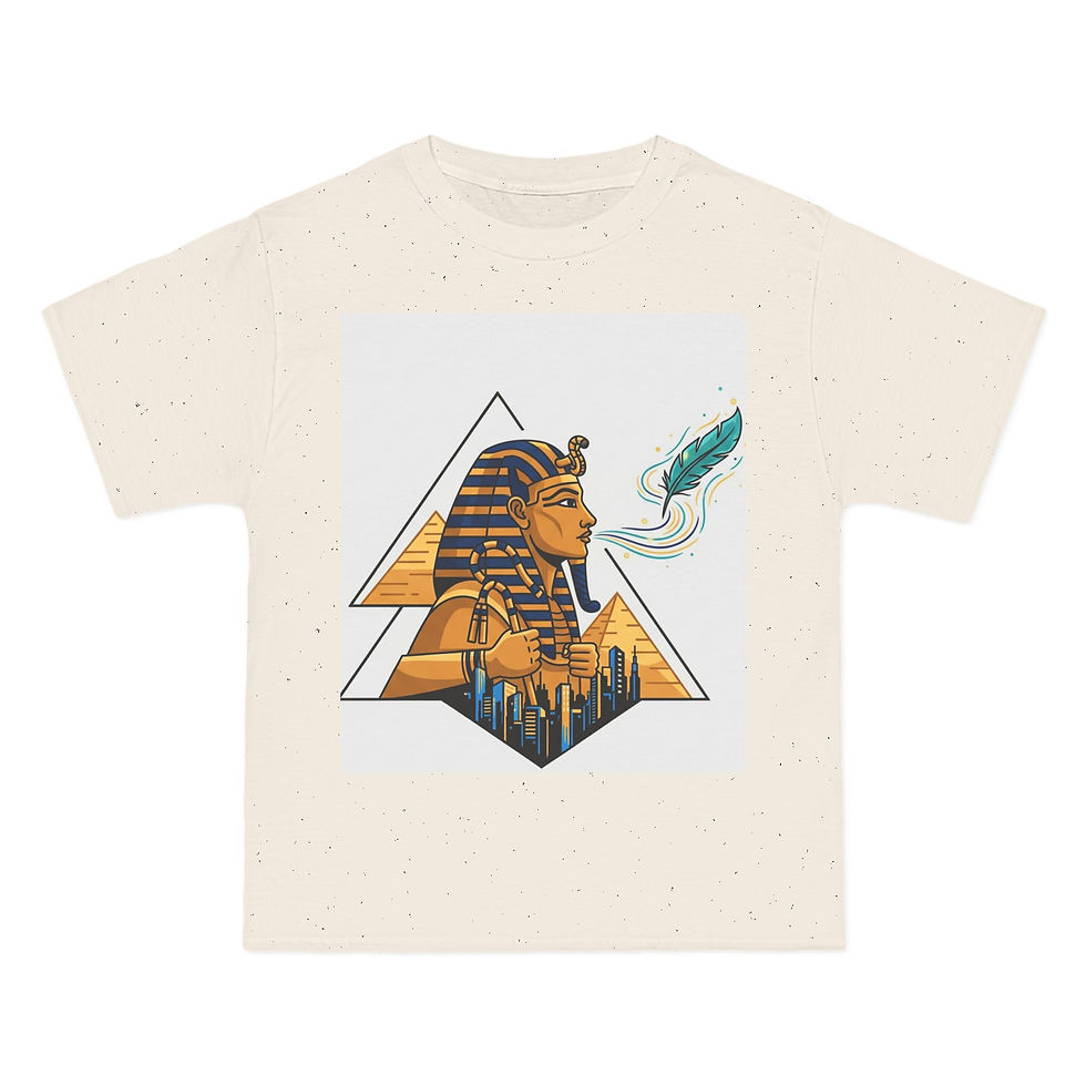 Thumbnail: Ancient Egyptian Vibes Tee | Short-Sleeve T-Shirt Featuring Pharaoh Design
