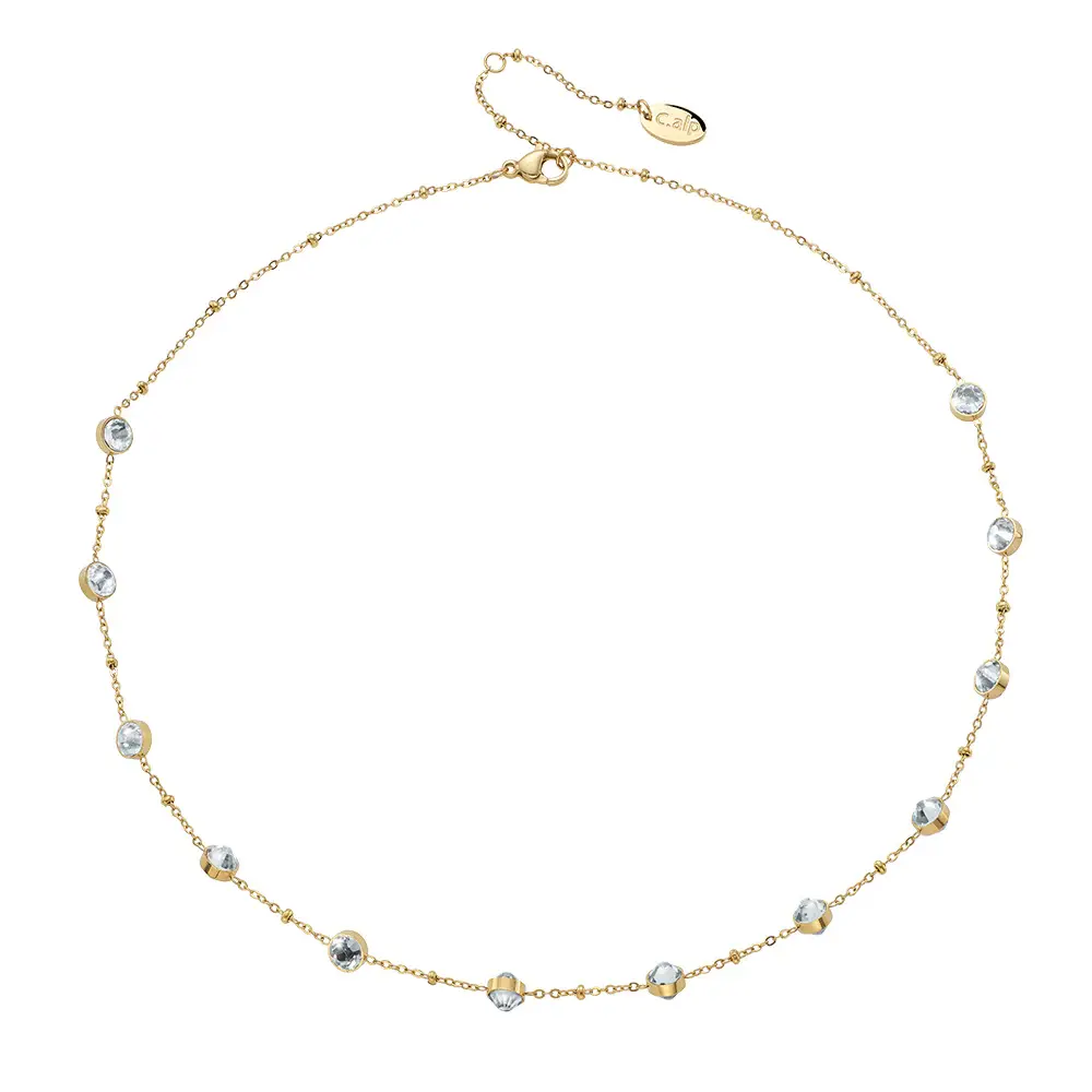 12158.EG COLLANA CRYSTALP JEWELLERY Double Face