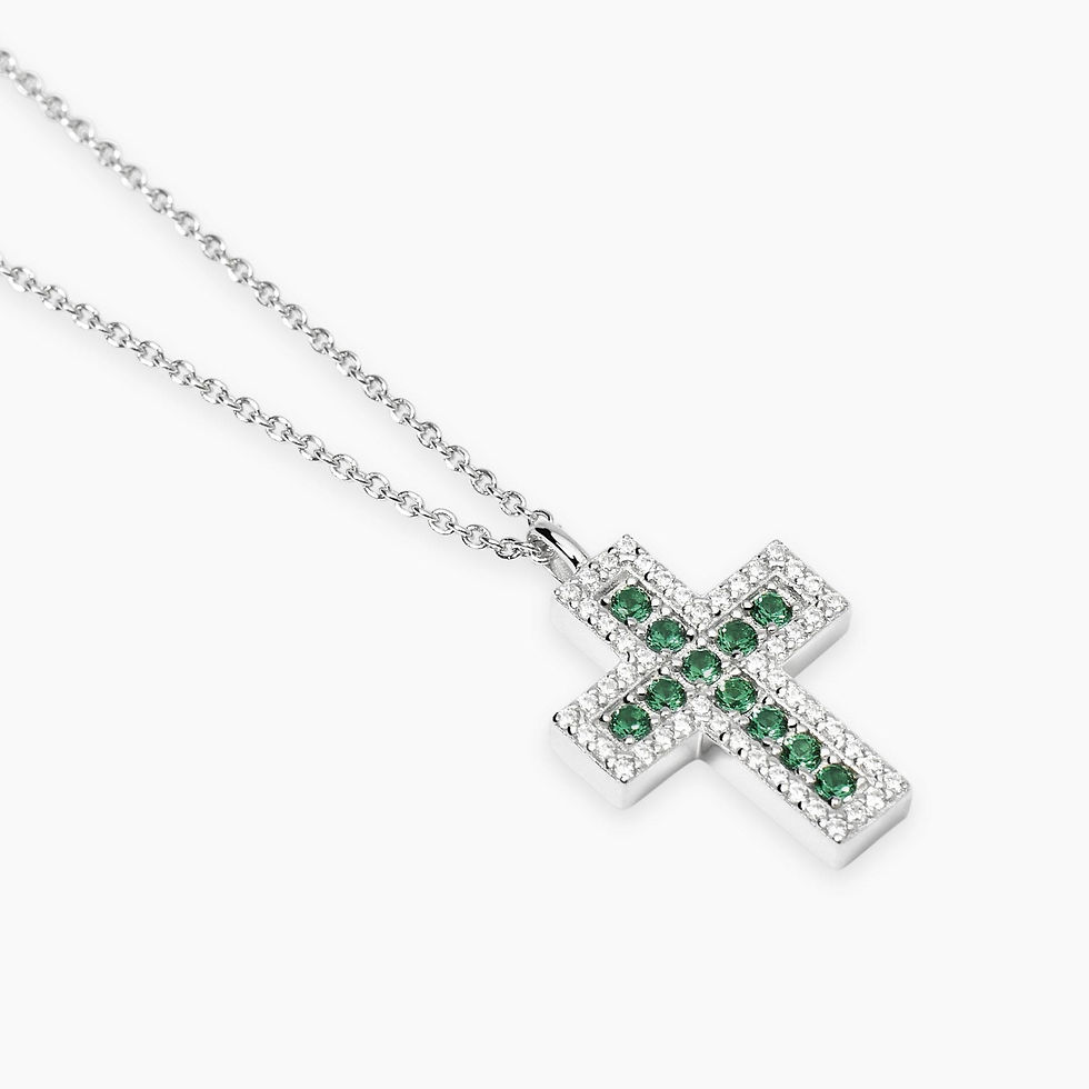 553846 MABINA COLLANA CROCE SAVE THE QUEEN