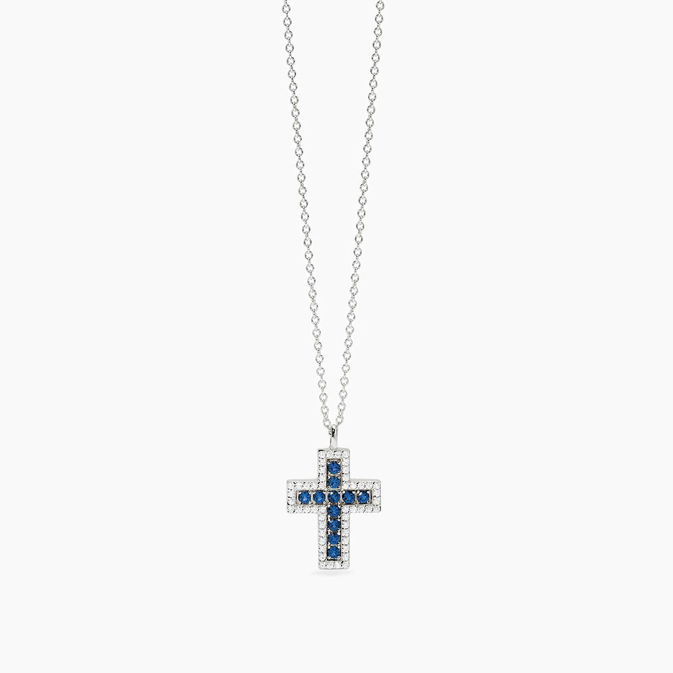 Miniatura: 553848 MABINA COLLANA CROCE SAVE THE QUEEN