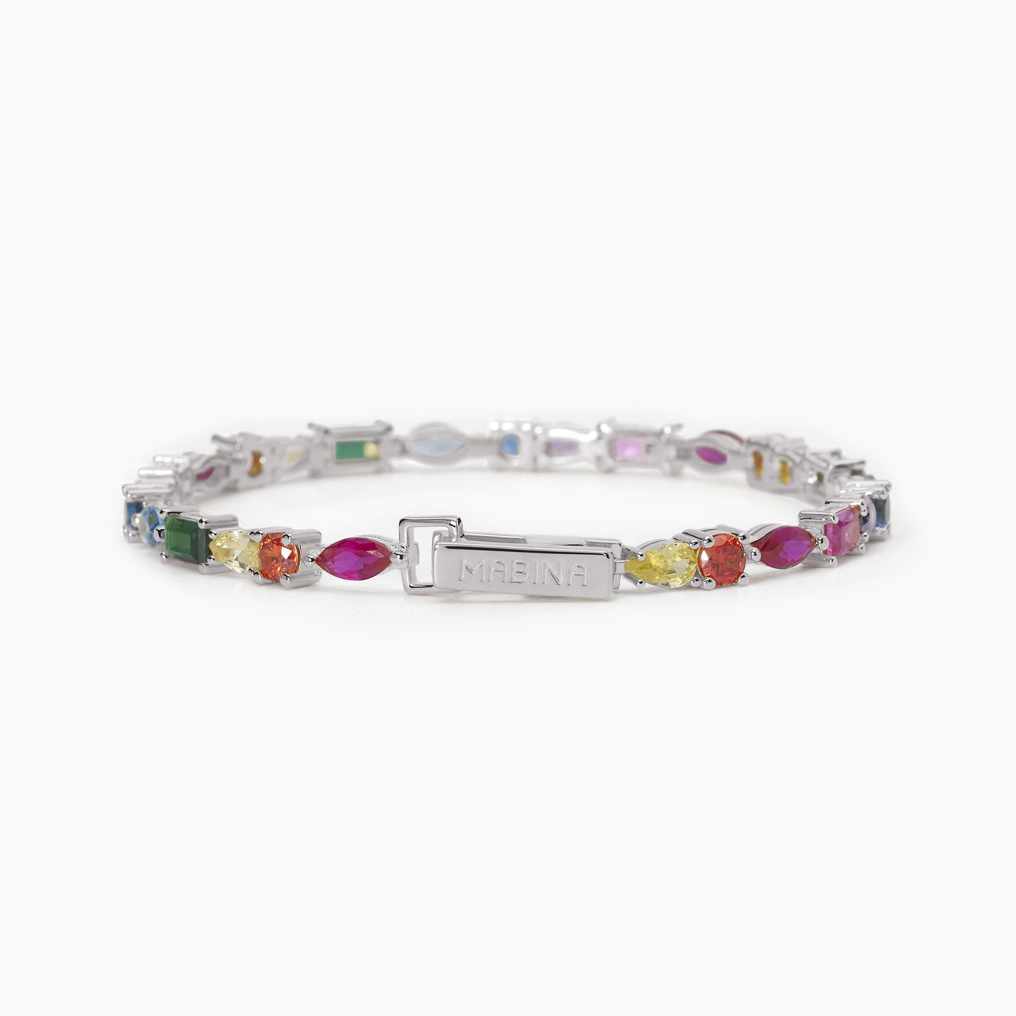 533745-S MABINA BRACCIALE TENNIS MULTICOLOR LUXURY