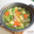 Clear Soup With Tofu With Minced Pork